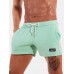 Mens Sport Solid Color Quick Dry Pocket Drawstring Shorts