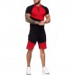 Casual Sports Short Sleeve Set Quick Drying Breathable Fitness Running Sports T  Shirts Sports Shorts Loose Short Men Sport Wear