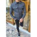 Black Slim Fit Double Pocket Jacket