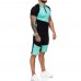 Casual Sports Short Sleeve Set Quick Drying Breathable Fitness Running Sports T  Shirts Sports Shorts Loose Short Men Sport Wear